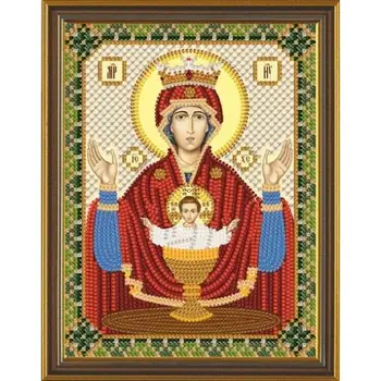 

С6004 set for embroidery with beads 'Nova sloboda' 'inexpiable chasha ', 13x17 cm