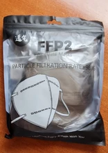 Máscara respiradora ffp2 de 6 capas, mascarilla de seguridad suave con filtración del 95%, pm2.5, fpp2, aprobado