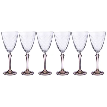 

A set of wine glasses "Eisabeth gray smoke" of 6 PCs. 350 ml. HEIGHT = 23,5 cm.