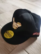 Oro Mickey oído sombreros para bebés varones de accesorios de bebé niña lindo béisbol Hip Hop gorras de los niños de dibujos animados deporte gorra ajustable 2-8Y