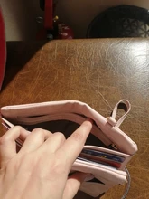 SMOOZA-Cartera de Piel de Mujer, Cartera de Piel de Mujer, billetera mate corta, billetera de Mujer con tres tarjetas plegables, 2020