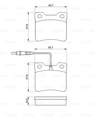 Колодки дисковые з. MB 638 Vito 108 2.3D/110 2.3TD/113 2.0i 96 |Тормозной цилиндр| |