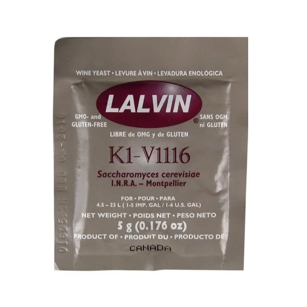 Дрожжи винные Lalvin ICV K1V-1116 5 гр | Дом и сад