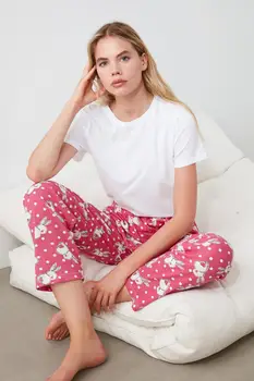 

Trendyol Rabbit Printed Pajama Bottoms THMAW21PJ0002