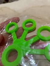 Expansor de mano de silicona para entrenamiento con los dedos, bandas de resistencia para fuerza, ejercicio de muñeca, Fitness, 1 Uds.