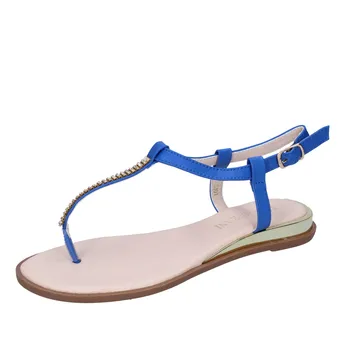 

SOLO SOPRANI sandals women synthetic leather Blue