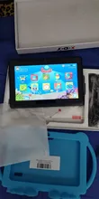 Tableta de regalo educativa para aprendizaje de niños, tablet HD de 7 pulgadas con carcasa de silicona de carga, Android, novedad de 2021