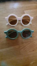 Gafas de sol de estilo Retro para niños, lentes de sol infantiles a la moda, sencillas, a prueba de rayos ultravioleta, redondas y cómodas