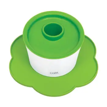 

CAT IT placemat flower shaped-medium Size-Green-For cats