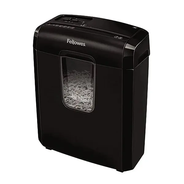 Измельчитель бумаги Micro-Cut Fellowes 4687401 11 L 6 листов черный