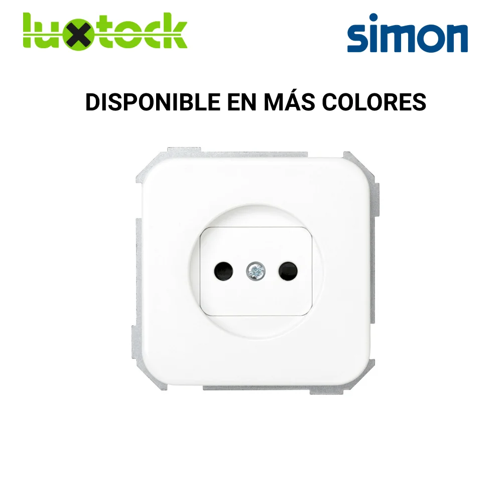 SIMON Base Enchufe Bipolar Blanco Simon 15