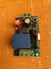 JoyDeal-receptor de interruptor de Control remoto inteligente para luces LED, módulo y TRANSMISOR DE RF Universal de 433MHz, CA de 110V, 220V, 1 canal, inalámbrico