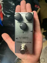 Pedal de efecto de guitarra Mini, DC 9V, con Control de intensidad