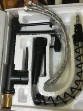 Crane-Tap Kitchen-Sink-Faucet Deck-Mounted Spring-Pull-Down Rose Cold-Water-Mixer Rozin