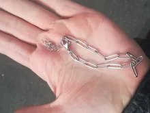 Pulsera de acero inoxidable para hombre y mujer, collar de Hip Hop, joyería de moda, novedad