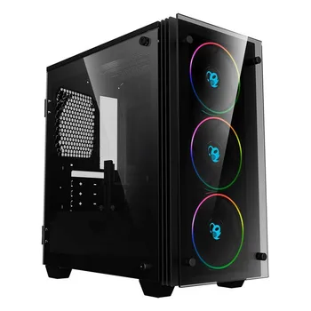 

Micro ATX / Mini ITX Midtower Case CoolBox COO-DGC-M192-0 RGB LED Black
