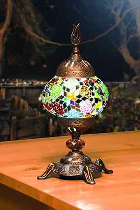 

Nice Color Turkish Handmade mosaic table lamps