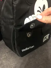 Mochila Disney de dibujos animados de Mickey para niños, morral escolar para guardería, bonita