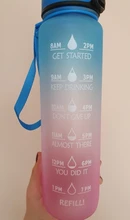 Botella de agua de gran capacidad de 32Oz, con marcador de tiempo, a prueba de fugas, coctelera deportiva para Fitness, para ciclismo