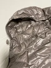 Chaqueta larga con capucha para mujer, abrigo ultraligero de plumón de pato blanco para otoño e invierno, Parkas portátiles, color liso, 7XL