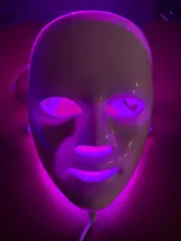 NOBOX-fotón máscara Facial LED de 7 colores, diseño minimalista, terapia antiacné, eliminación de arrugas, rejuvenecimiento de la piel, herramientas para el cuidado de la piel Facial