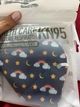 Mascarilla facial KN95 de 5 capas, desechable, transpirable, a la moda, personalizada, con estampado personalizado, FFP2, 10 Uds.