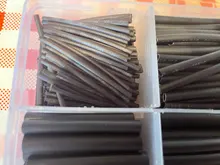 Tube Cables Sheathed Shrink-Tubing Electronic-Diy-Kit Polyolefin Black Insulated 2:1