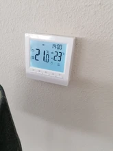 Myuet-termostato de calefacción alimentado por batería ME83B para caldera de Gas