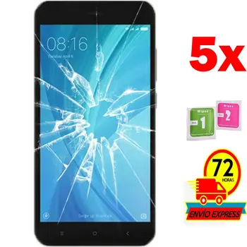 

5x Protectors Screen Tempered Glass for for Xiaomi Note Redmi 5A (Not Full SEE INFO)