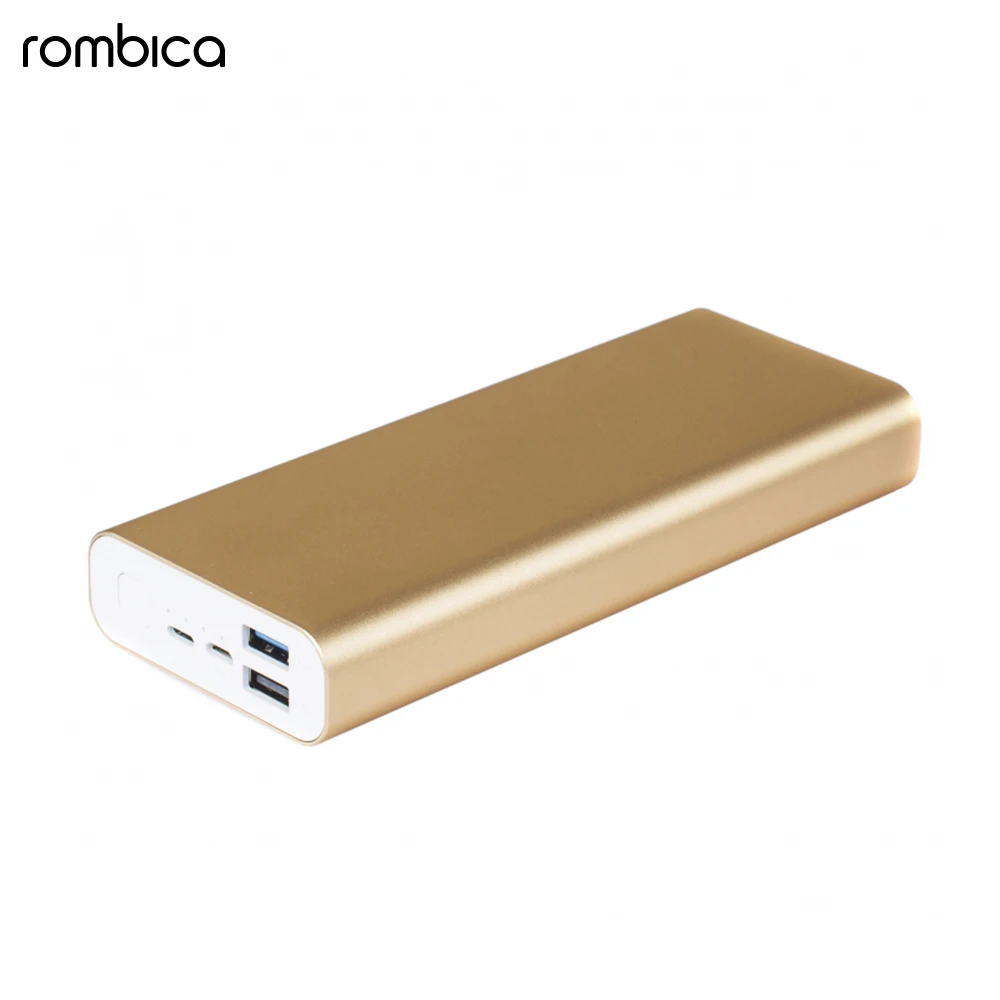 Золотой Внешний аккумулятор Rombica NEO AZ220G Quick - Цвет: Золотой