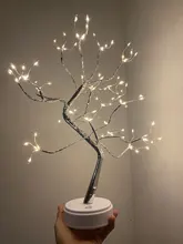 Study-Lamp Battery Holiday-Lighting-Decor Desk Fairy-Night-Light Bedside LED Christmas-Tree