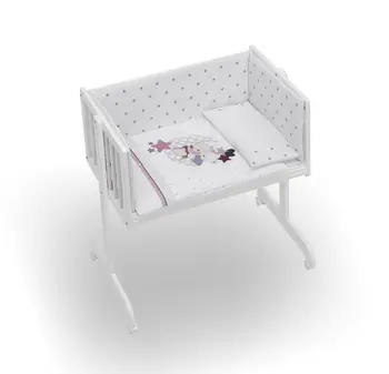 

Minicuna Hauck Lit D'appoint with Textile Loving Pink + Gift Cards 3,2, 1 Smiles