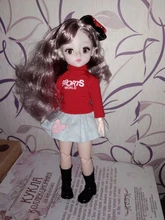 Muñeca BJD de 12 pulgadas con 22 articulaciones móviles, 30cm, Ojos de cerca, muñecas parpadeantes con ropa de moda, falda, vaqueros, juguetes para niñas, regalo
