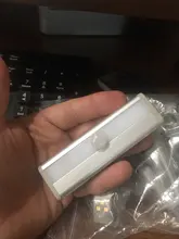 Light LED Wardrobe Closet Motion-Sensor-Lamp Kitchen-Night-Light Under-Cabinet 6/10/20leds-lighting