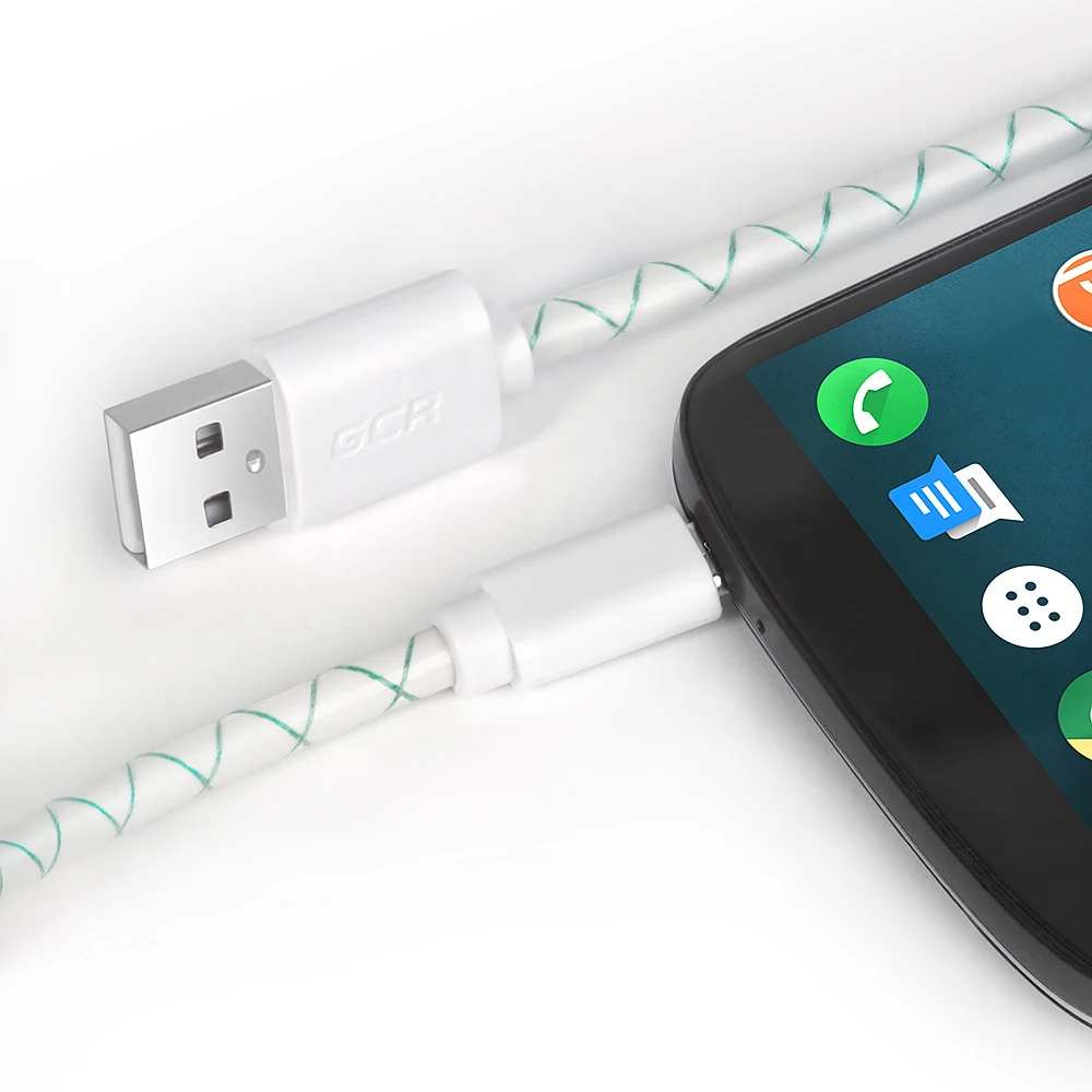 GCR кабель 2.4A микро USB micro, быстрая зарядка, шнур кабель для зарядки телефона