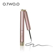 O. TWO. O, Профессиональная жидкая подводка для глаз, черная, красивая, кошачья, стильная, 24 часа, долговечная, водостойкая, косметический инструмент для макияжа