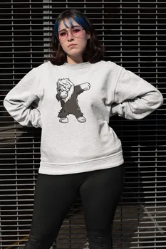 

Angemiel Wear Dog White Women Sweatshirts