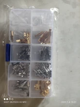 Conector de cable hembra y macho, accesorio para terminal de engarce de cables eléctricos, surtido de conectores de pala, 2,8/4,8/6,3 mm, 315 unidades