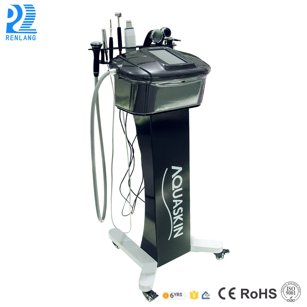 Aquaskin 8 в 1 Микродермабразия микродермальный hidrafacial maquina машина устройства для салонного использования
