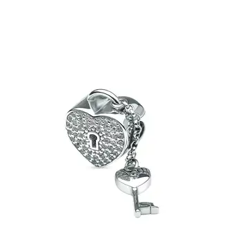 

Silver Pendant-charm with diamonds sunlight sample 925