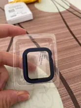 Cristal + funda para Apple Watch serie 44mm 40mm iWatch, Protector de pantalla de parachoques de 42mm y 38mm + funda para Apple watch 6 5 4 3 SE