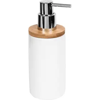 

Liquid soap dispenser Exo color White