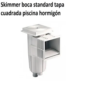 

Skimmer mouth standard squarewave cap swimming pool mixed concrete (2 units)