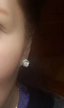 DOTEFFIL-pendientes de tuerca de cuerda suave para mujer, Plata de Ley 925 auténtica elegante, joyería de compromiso de boda, 100%