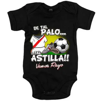 

Baby Body like father like Rayo Vallecano football