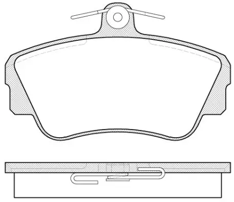 Колодки дисковые п.\ Volvo 440/460/480 1.6-2.0/1.9TD 88 REMSA 03