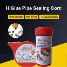 HiGlue 55 труба уплотнительный шнур нить струнная линия Новая PTFE Лента для воды газа воздуха утечки Fix