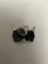 Interruptor de botón electrónico de aleación de Zinc de 12mm, interruptor de apagado, bloqueo de teléfono, interruptor de alimentación de seguridad, terminales tubulares + 2 llaves, 2 posiciones