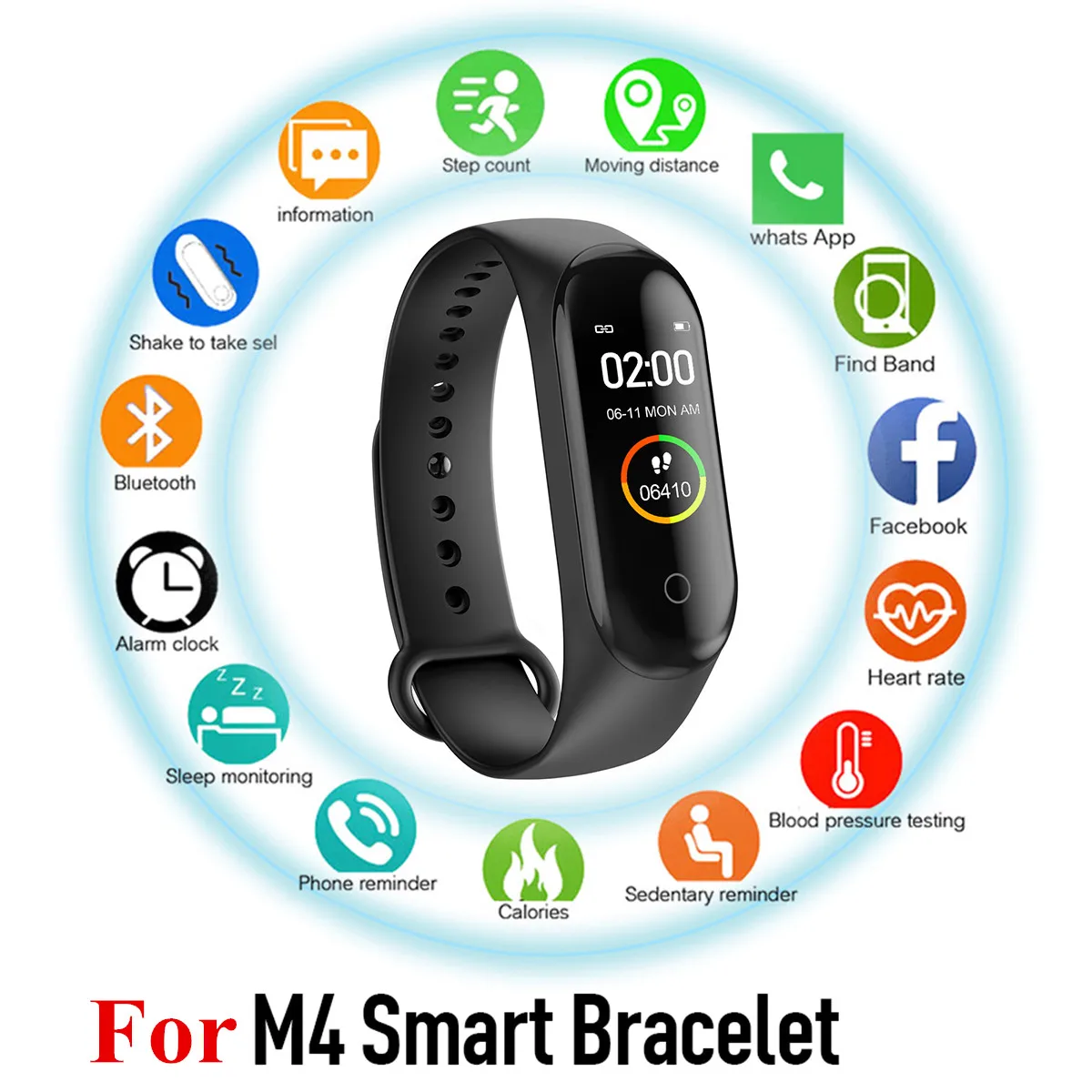 Умный спортивный браслет, браслет, измеритель артериального давления, пульсометр, шагомер, Bluetooth, умные часы для мужчин, для Android, для iOS