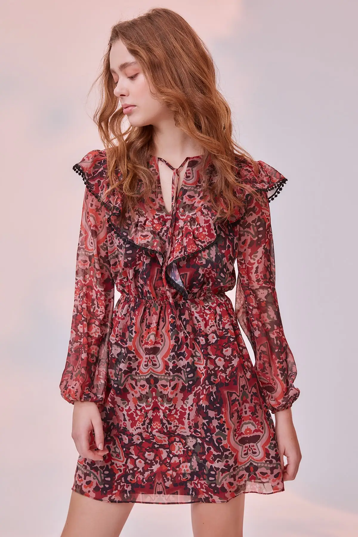 Trendyol Frilly Dress TWOAW20EL1798 | Женская одежда
